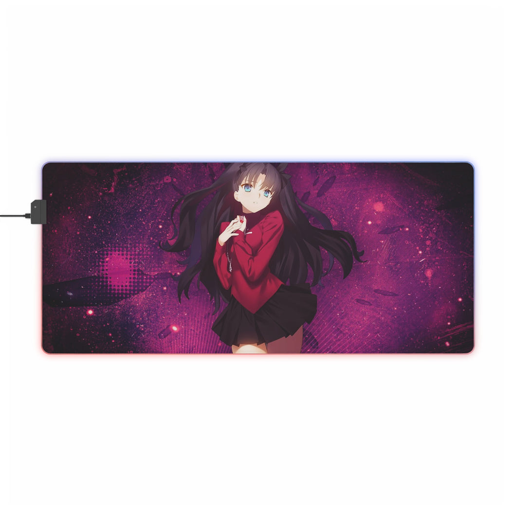 Rin Tohsaka RGB LED Mouse Pad (Desk Mat)