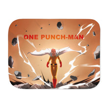 Load image into Gallery viewer, Anime One-Punch Man Sherpa Blanket
