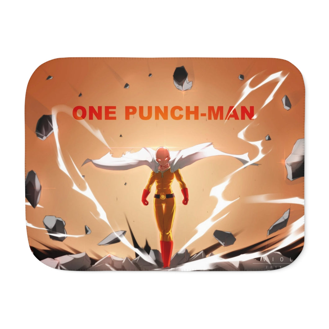 Anime One-Punch Man Sherpa Blanket
