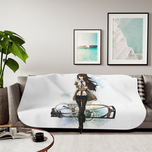 Load image into Gallery viewer, Makise Kurisu Sherpa Blanket

