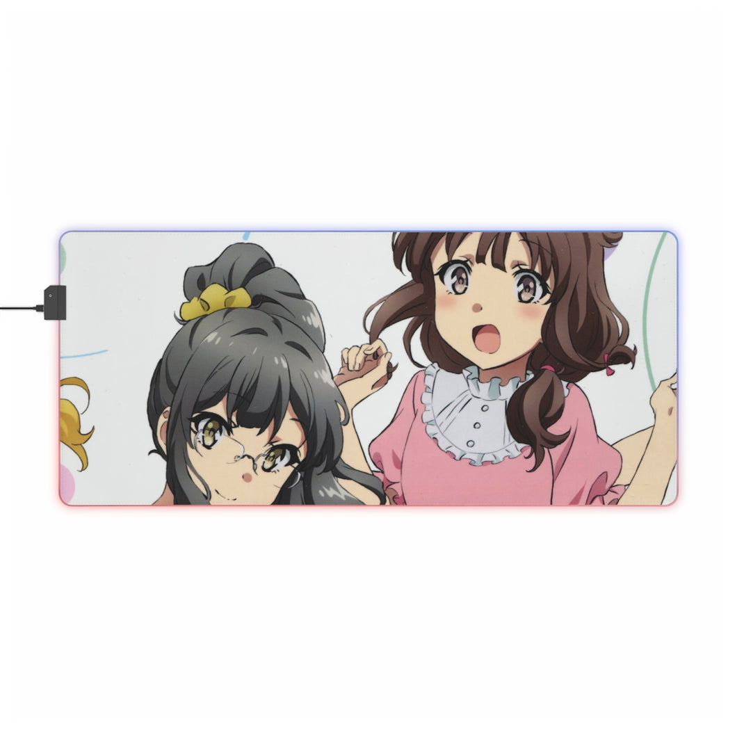 Rascal Does Not Dream of Bunny Girl Senpai RGB LED Mouse Pad (Desk Mat)