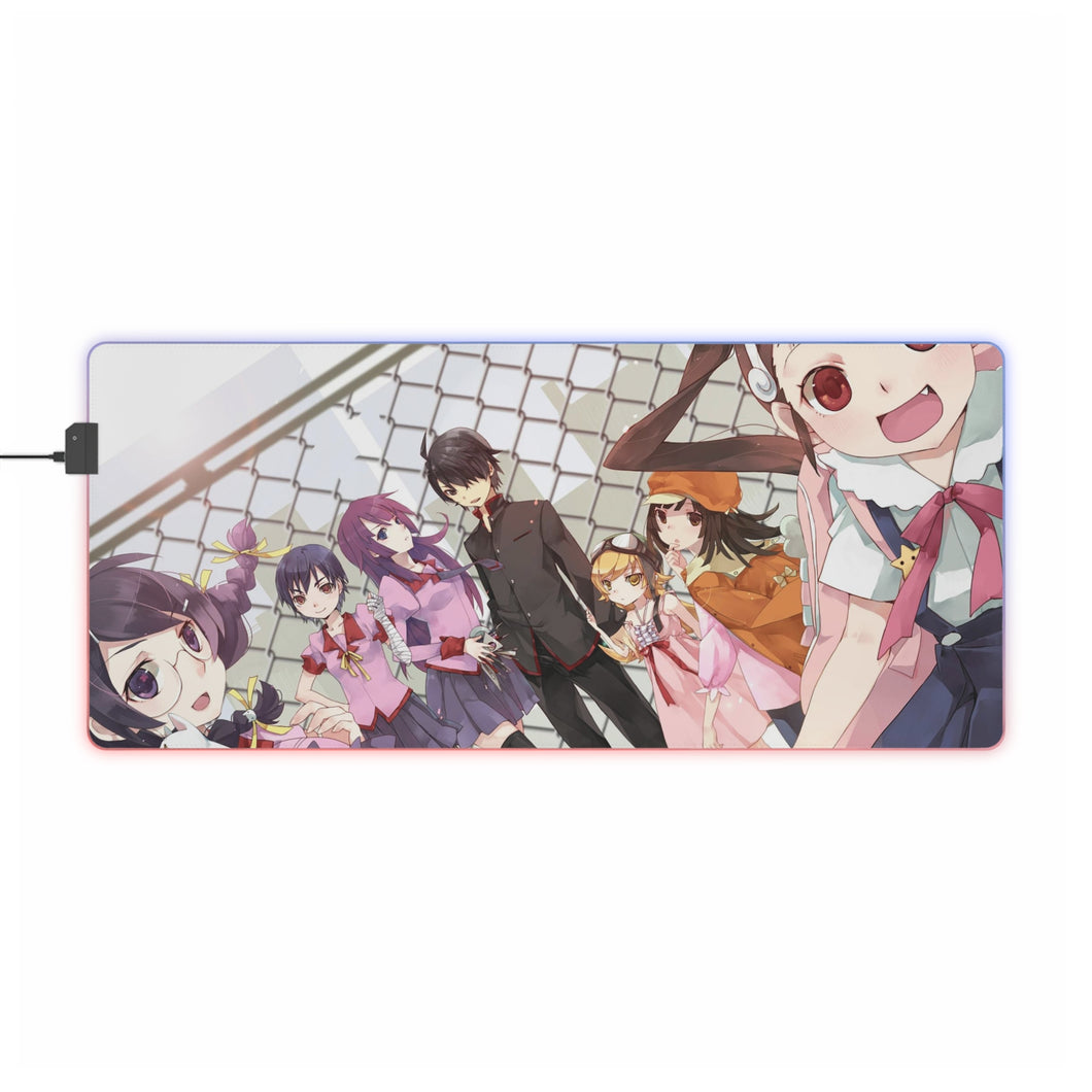 Monogatari (Series) RGB LED Mouse Pad (Desk Mat)