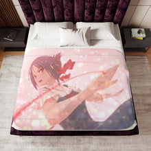 Load image into Gallery viewer, Kaguya Shinomiya Sherpa Blanket
