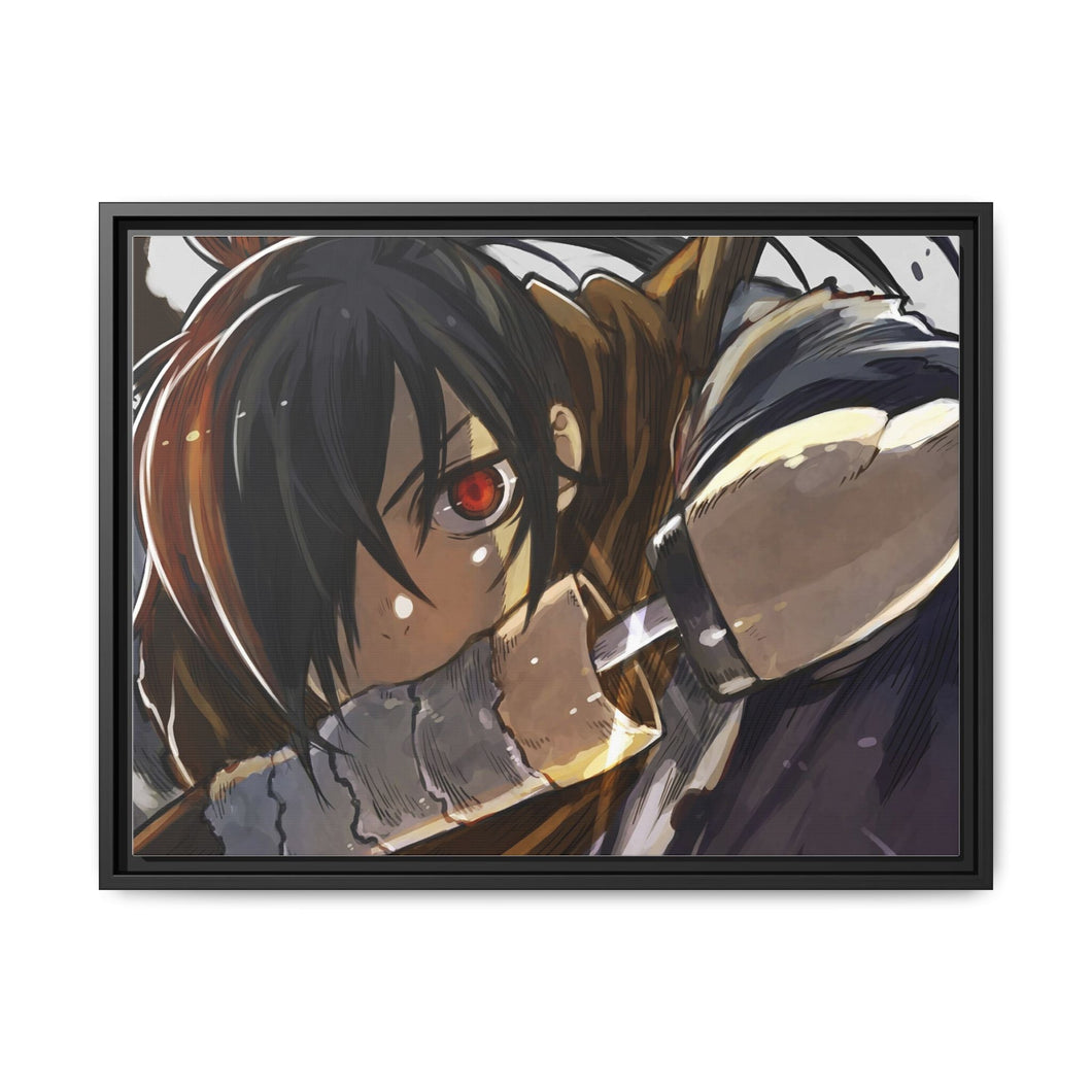 Anime Dororo Canvas Framed Art Print