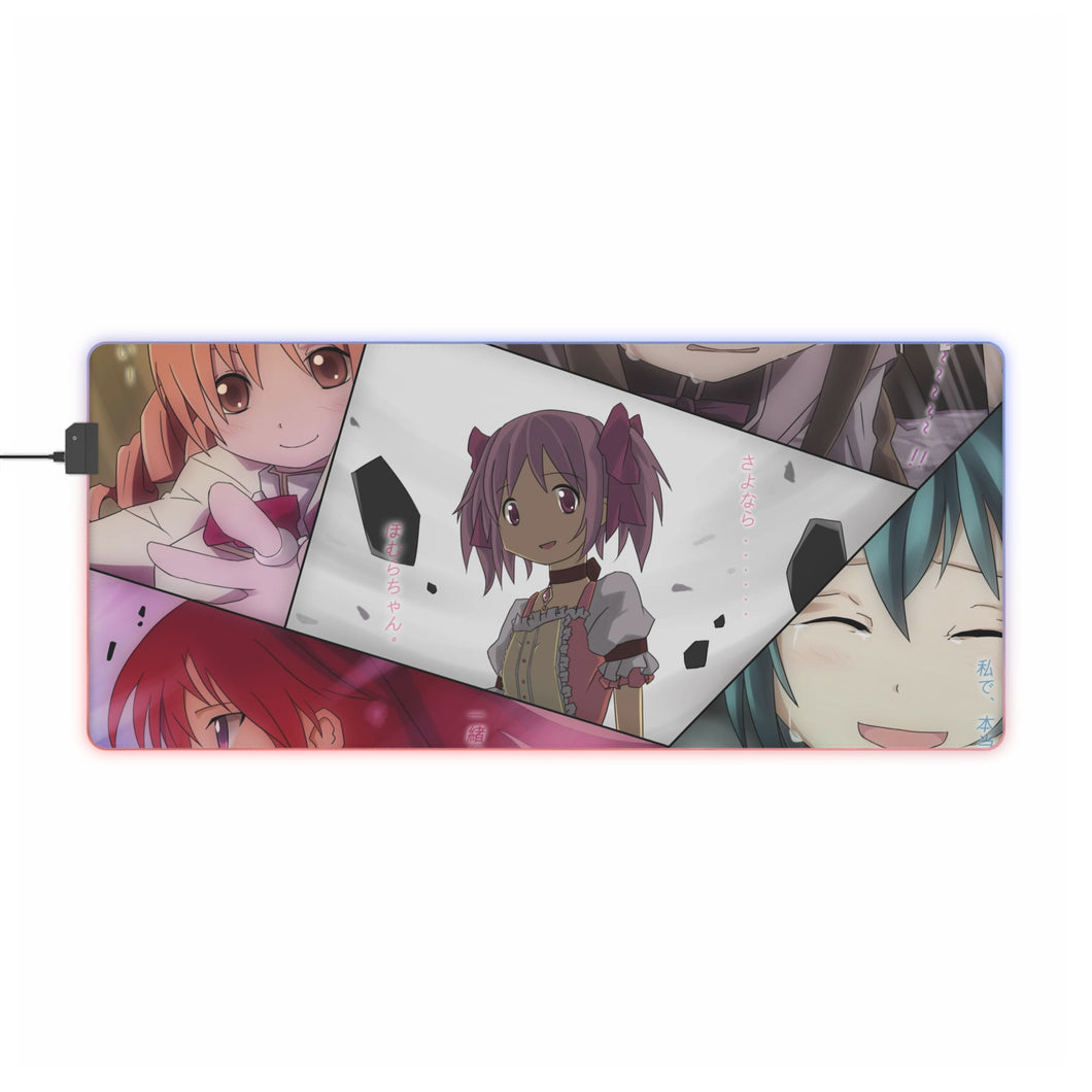 Puella Magi Madoka Magica RGB LED Mouse Pad (Desk Mat)