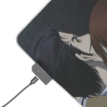 Load image into Gallery viewer, Makise Kurisu &amp; Rintaro Okabe RGB LED Mouse Pad (Desk Mat)
