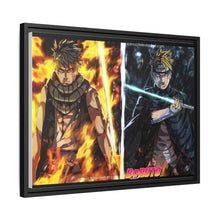 Load image into Gallery viewer, Kawaki and Boruto Canvas Framed Art Print
