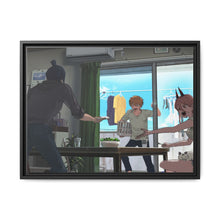 Load image into Gallery viewer, Chainsaw Man Canvas Framed Art Print
