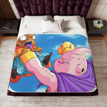 Load image into Gallery viewer, Buu Kills Babidi Sherpa Blanket
