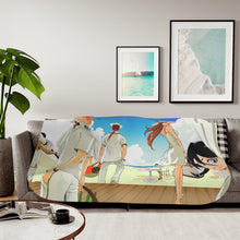 Load image into Gallery viewer, Bleach Ichigo Kurosaki, Rukia Kuchiki, Renji Abarai, Orihime Inoue, Yasutora Sado Sherpa Blanket
