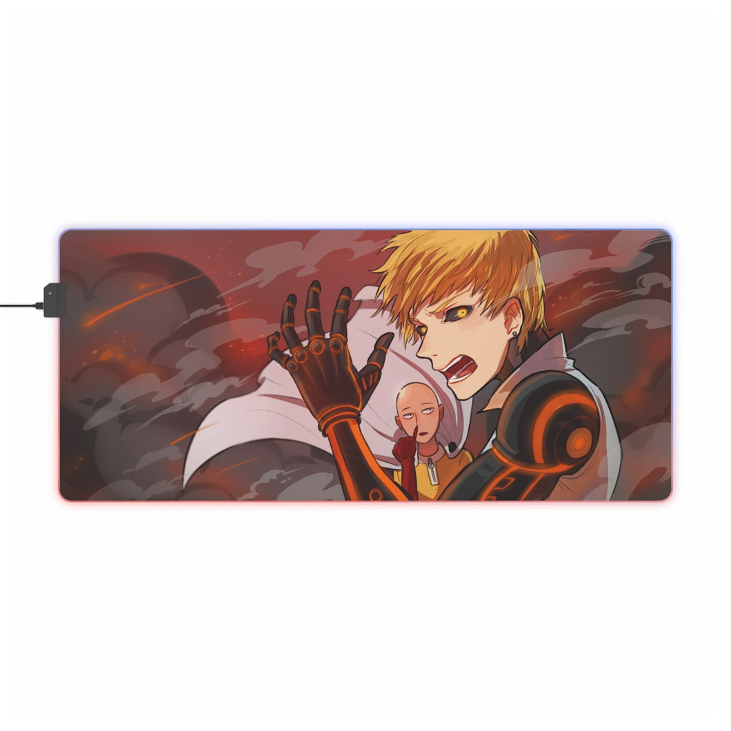 Anime One-Punch Man RGB LED Mouse Pad (Desk Mat)