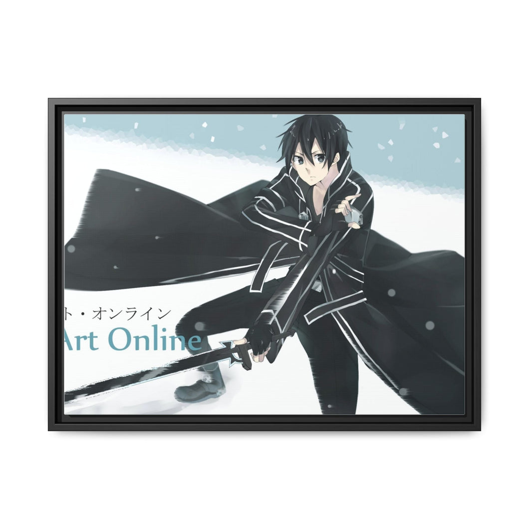 Kirigaya Kazuto Canvas Framed Art Print