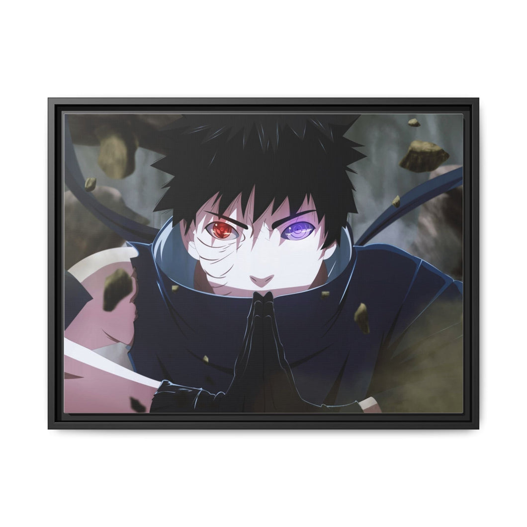 Obito Uchiha Canvas Framed Art Print