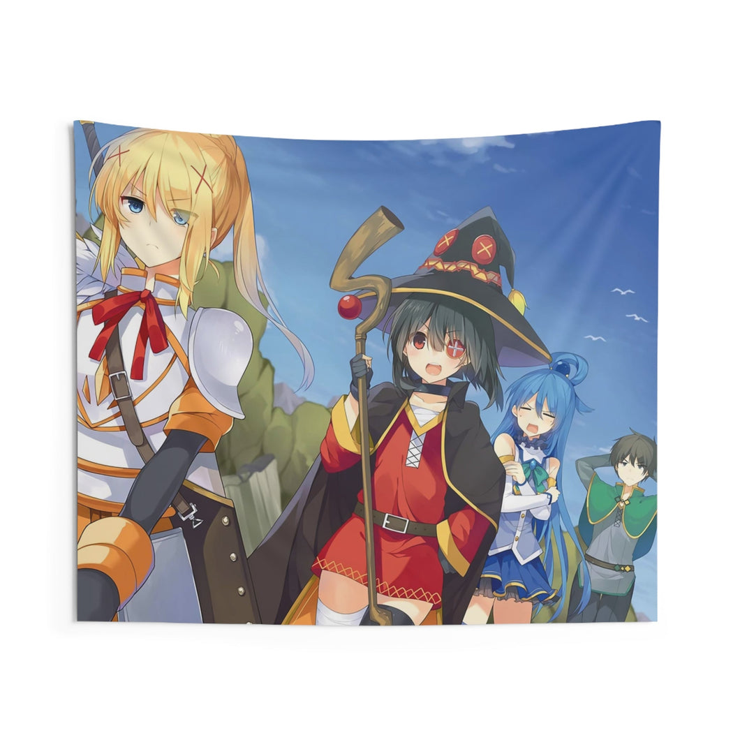 KonoSuba - God’s blessing on this wonderful world!! Indoor Wall Tapestry
