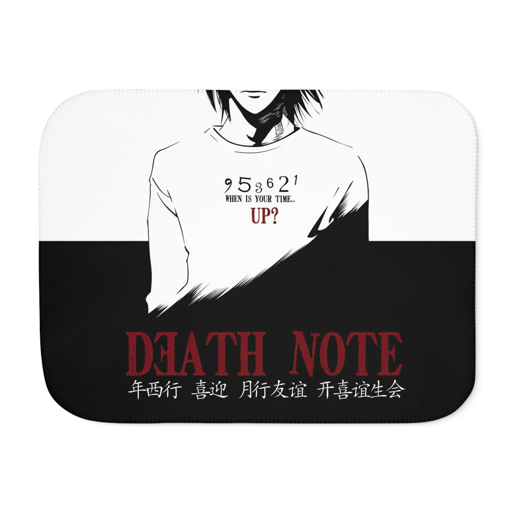 Death Note Sherpa Blanket