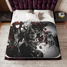 Load image into Gallery viewer, Makise Kurisu Sherpa Blanket
