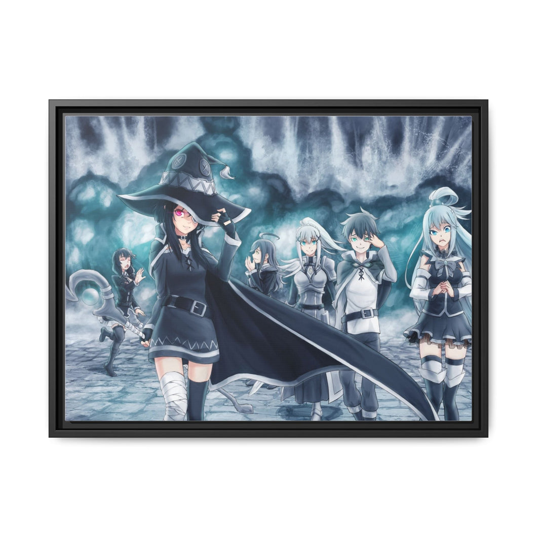 KonoSuba - God’s blessing on this wonderful world!! Canvas Framed Art Print