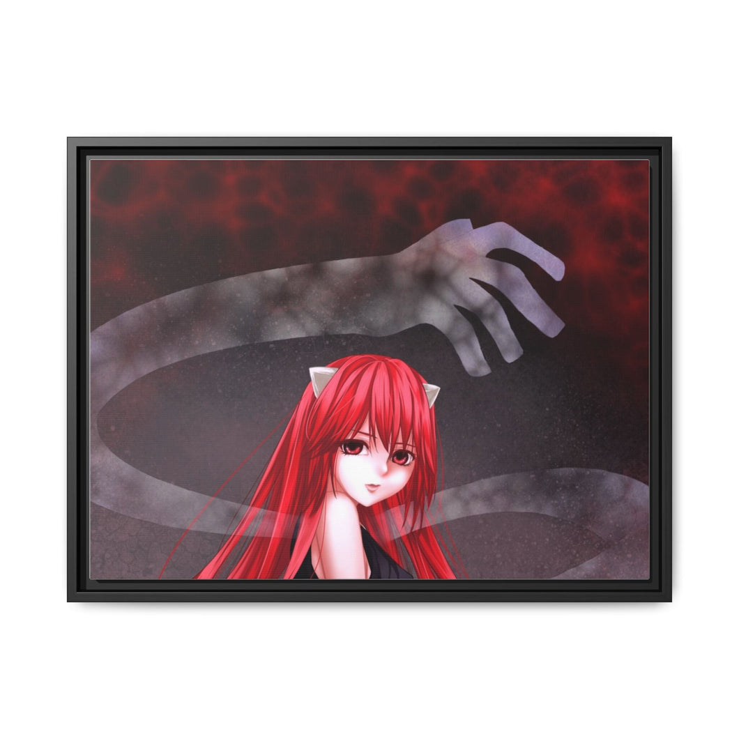 Anime Elfen Lied Canvas Framed Art Print
