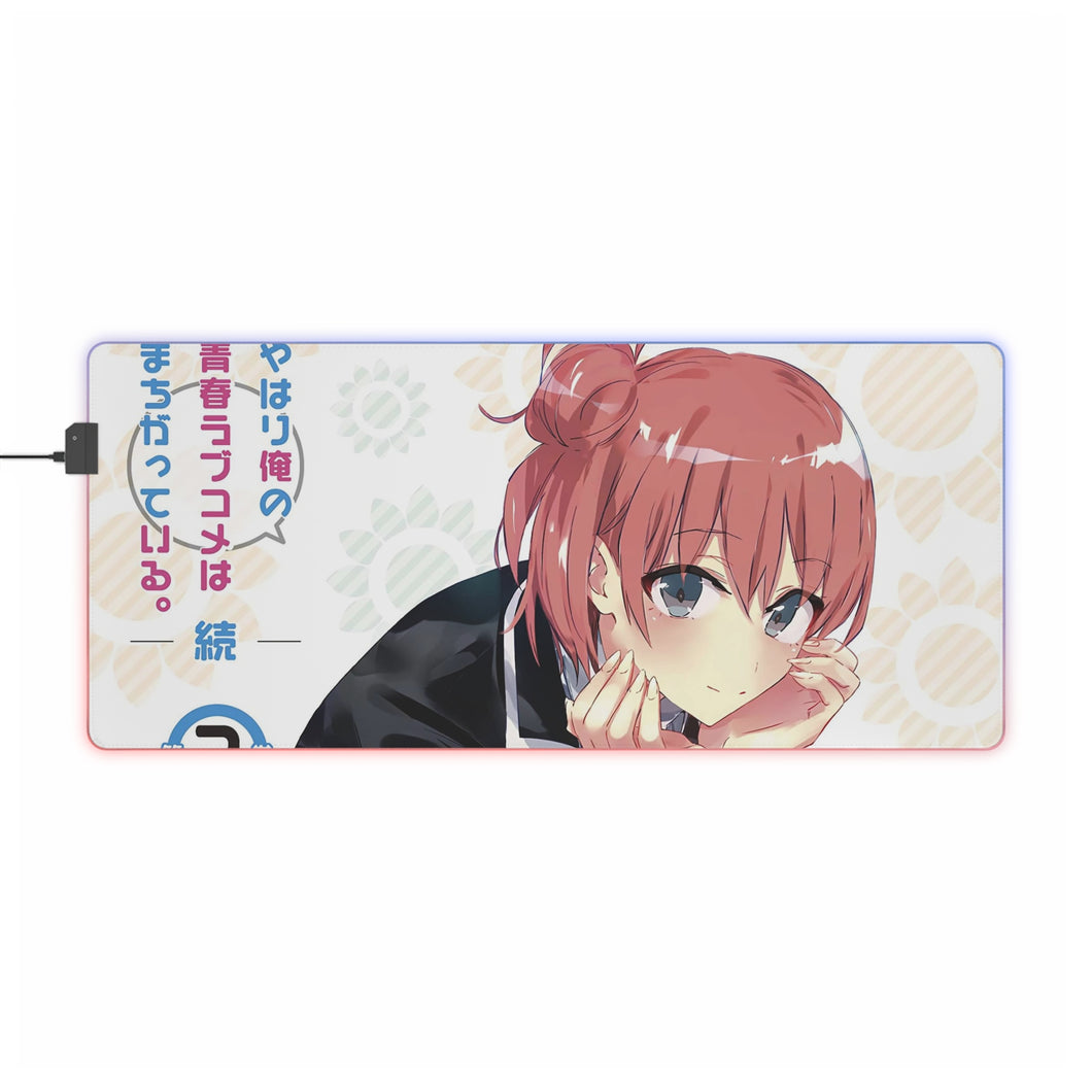 My Teen Romantic Comedy SNAFU Yui Yuigahama RGB LED Mouse Pad (Desk Mat)