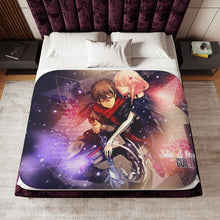 Load image into Gallery viewer, Guilty Crown Inori Yuzuriha Sherpa Blanket
