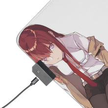 Load image into Gallery viewer, Steins;Gate Kurisu Makise RGB LED Mouse Pad (Desk Mat)
