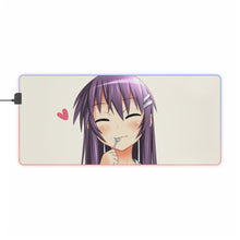 Load image into Gallery viewer, Hanbun no Tsuki ga Noboru Sora RGB LED Mouse Pad (Desk Mat)
