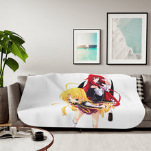 Load image into Gallery viewer, High School DxD Rias Gremory, Asia Argento Sherpa Blanket
