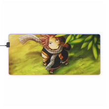Load image into Gallery viewer, Fairy Tail Natsu Dragneel RGB LED Mouse Pad (Desk Mat)
