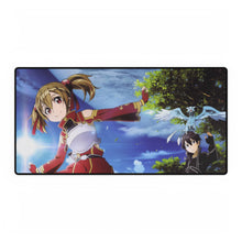 Load image into Gallery viewer, Silica and Kirito Mouse Pad (Desk Mat)
