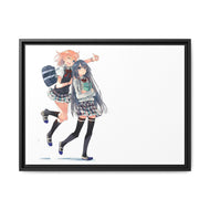 My Teen Romantic Comedy SNAFU Yukino Yukinoshita, Yui Yuigahama Canvas Framed Art Print