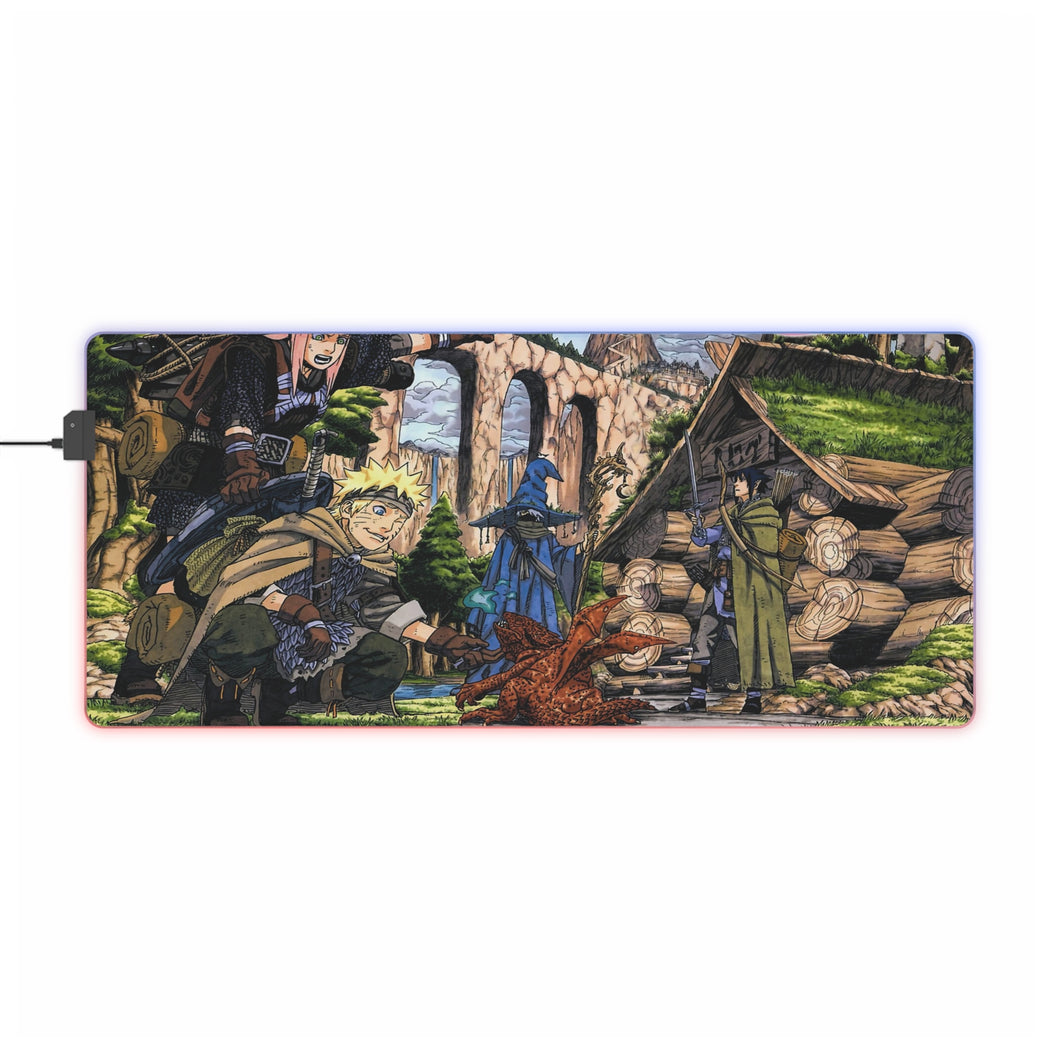 Anime Naruto RGB LED Mouse Pad (Desk Mat)