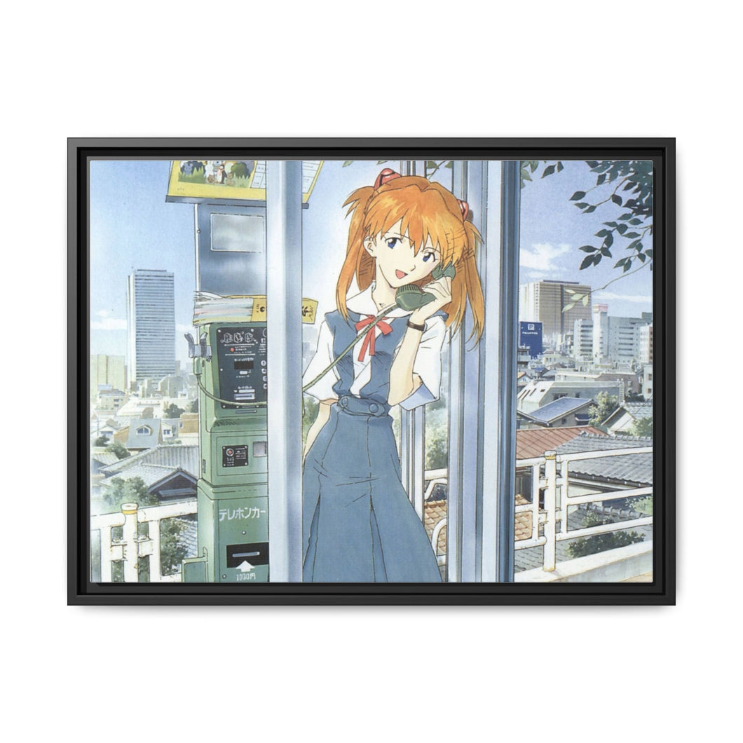 Anime Neon Genesis Evangelion Canvas Framed Art Print