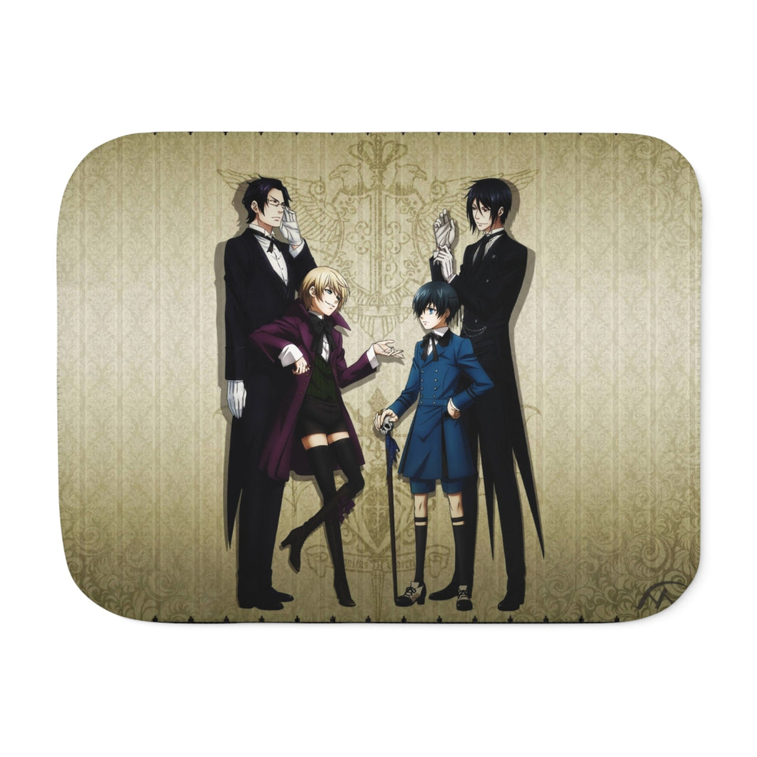 Black Butler Sherpa Blanket