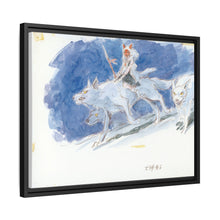 Load image into Gallery viewer, Anime Princess Mononoke Canvas Framed Art Print
