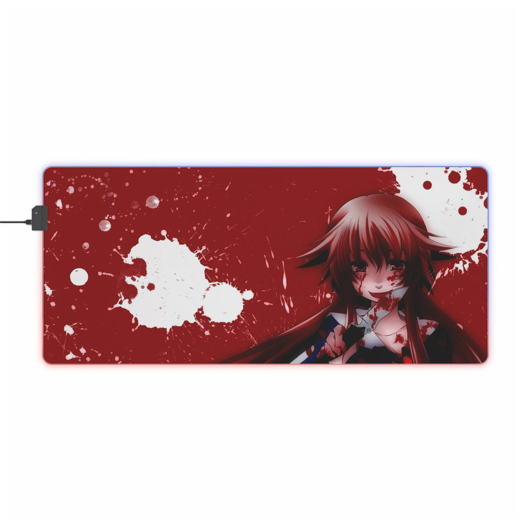 Mirai Nikki Yuno Gasai RGB LED Mouse Pad (Desk Mat)