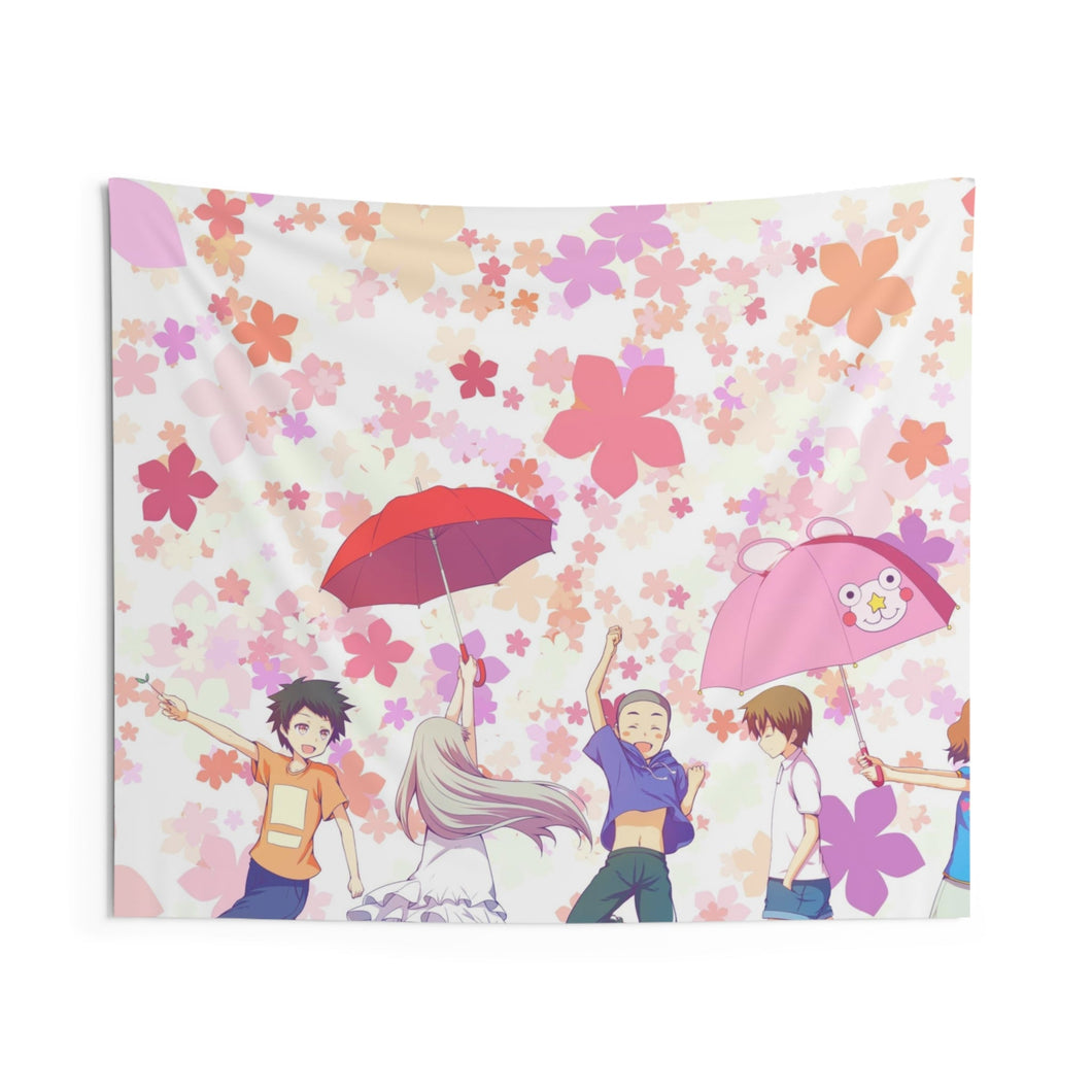 Anohana Meiko Honma, Jinta Yadomi, Naruko Anjou, Tetsudou Hisakawa, Chiriko Tsurumi Indoor Wall Tapestry