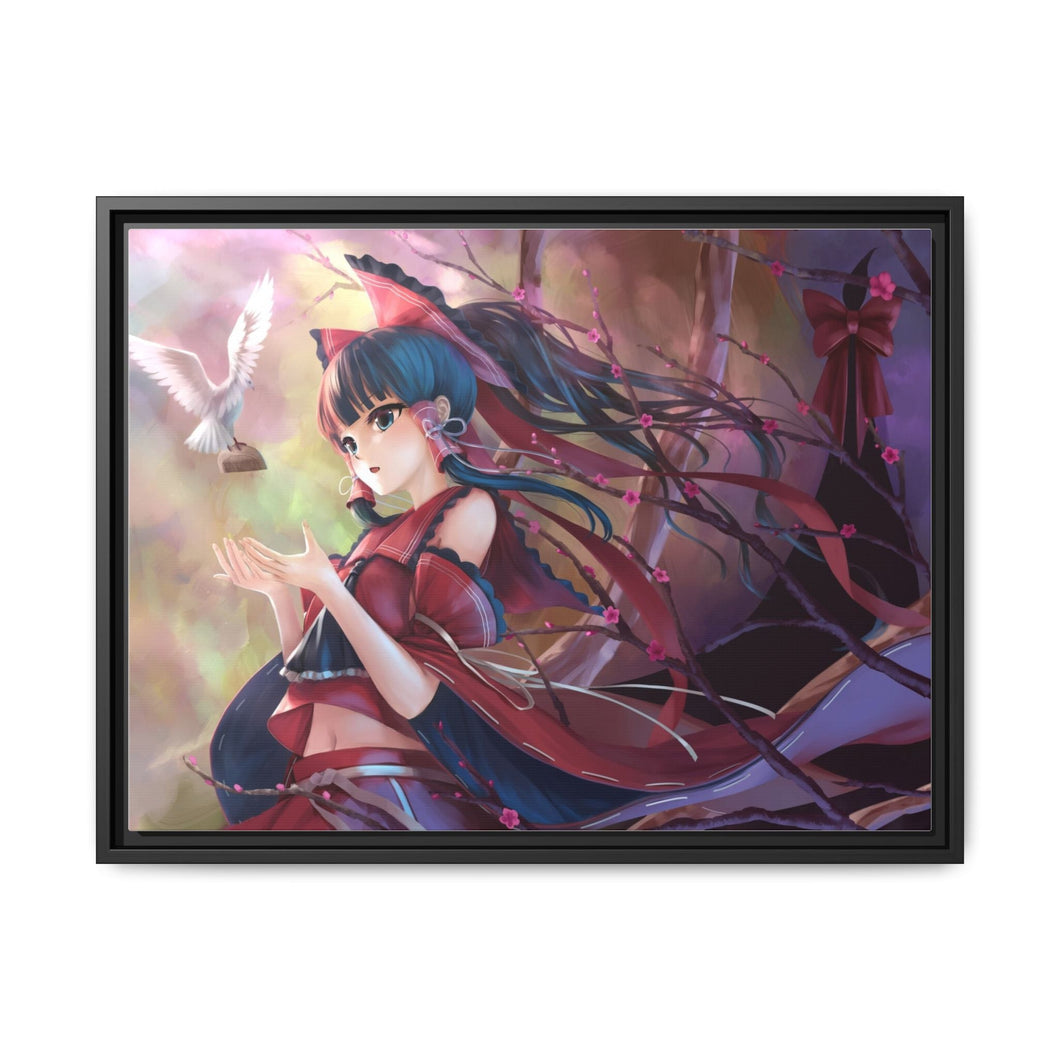 Anime Touhou Canvas Framed Art Print