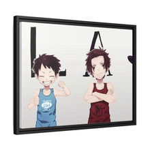 Load image into Gallery viewer, Luffy,Ace and Sabo Canvas Framed Art Print
