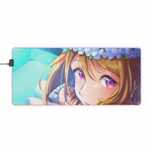 Load image into Gallery viewer, Love Live! Hanayo Koizumi RGB LED Mouse Pad (Desk Mat)
