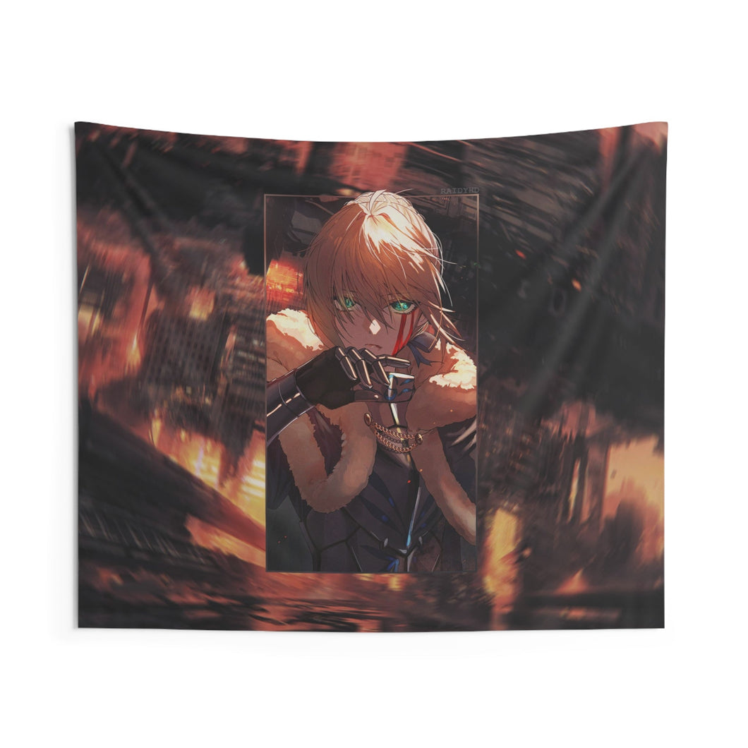 Saber (Fate Series) Indoor Wall Tapestry