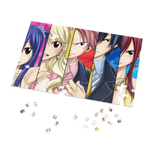 Load image into Gallery viewer, Fairy Tail Natsu Dragneel, Erza Scarlet, Gray Fullbuster, Lucy Heartfilia, Wendy Marvell Jigsaw Puzzle
