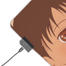 Load image into Gallery viewer, Neon Genesis Evangelion Shinji Ikari, Rei Ayanami RGB LED Mouse Pad (Desk Mat)
