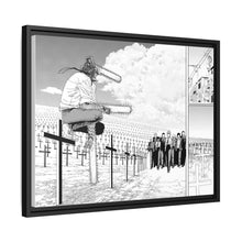 Load image into Gallery viewer, Chainsaw Man Canvas Framed Art Print
