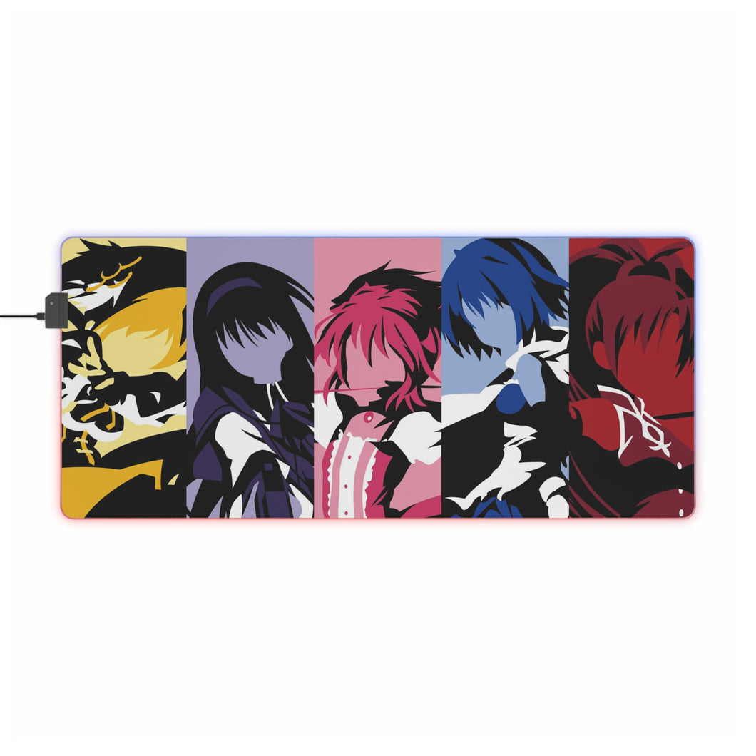 Puella Magi Madoka Magica RGB LED Mouse Pad (Desk Mat)