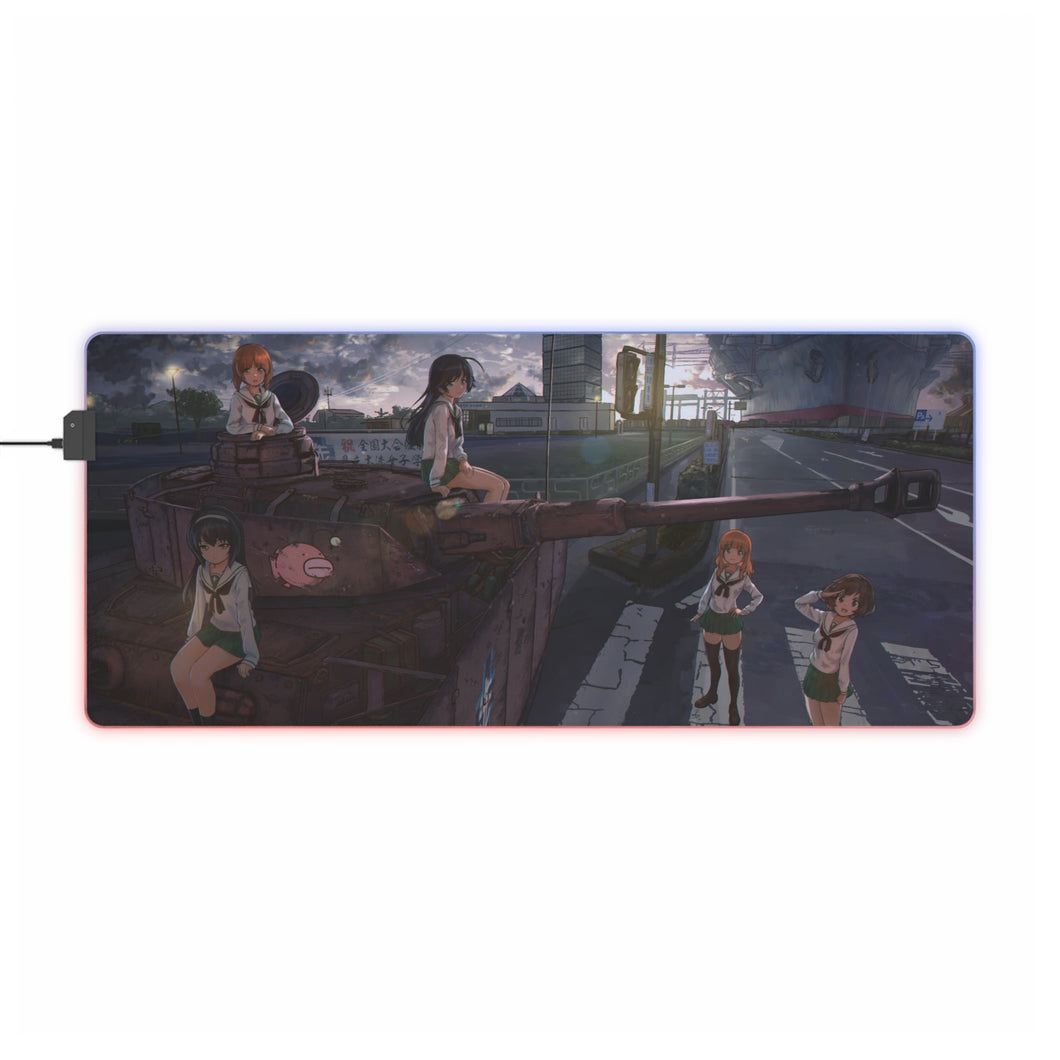 Girls und Panzer RGB LED Mouse Pad (Desk Mat)