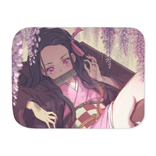 Load image into Gallery viewer, Nezuko Kamado Sherpa Blanket
