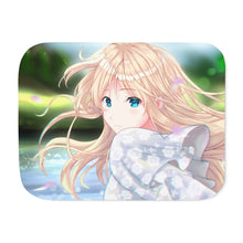 Load image into Gallery viewer, Violet Evergarden Sherpa Blanket
