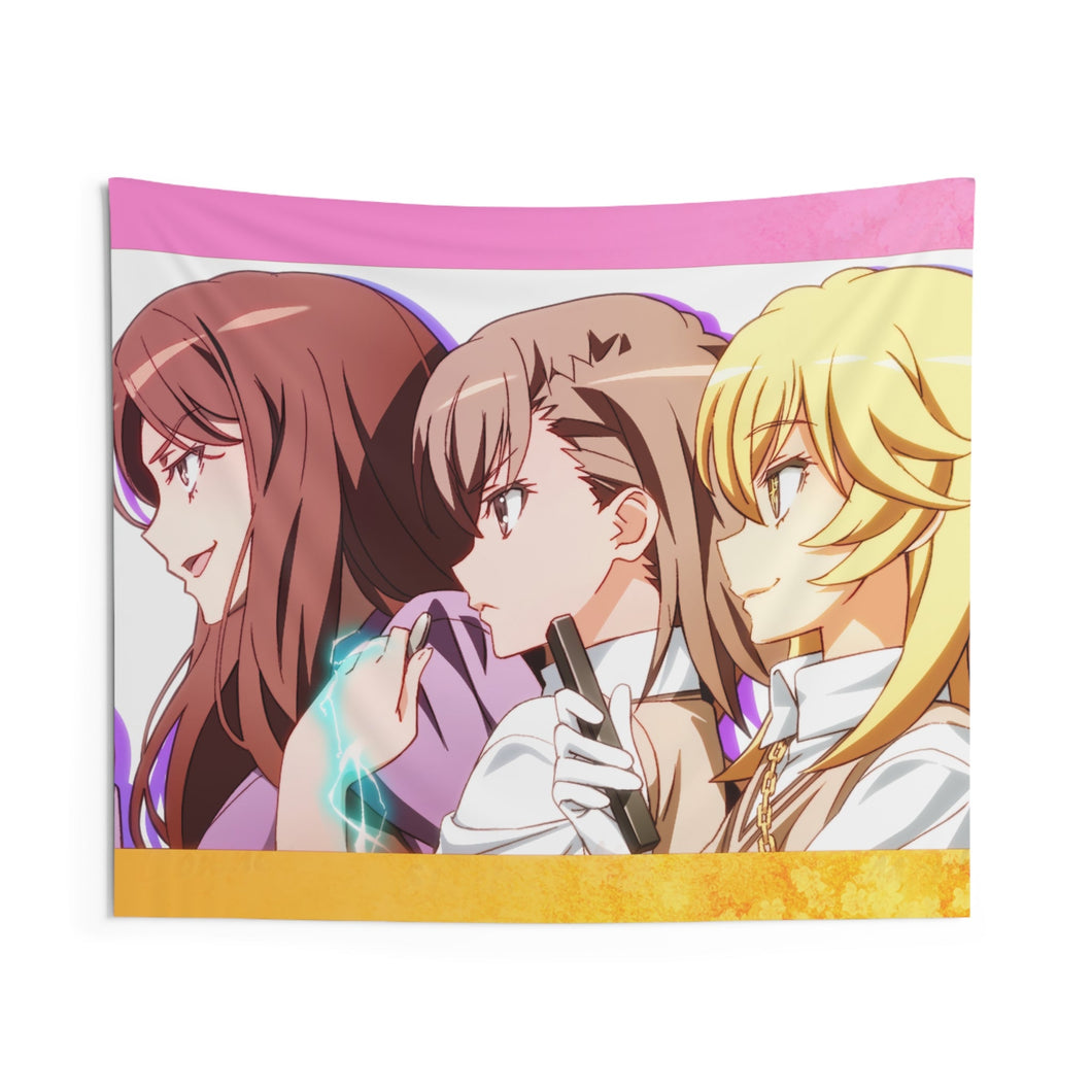 A Certain Scientific Railgun Mikoto Misaka Indoor Wall Tapestry