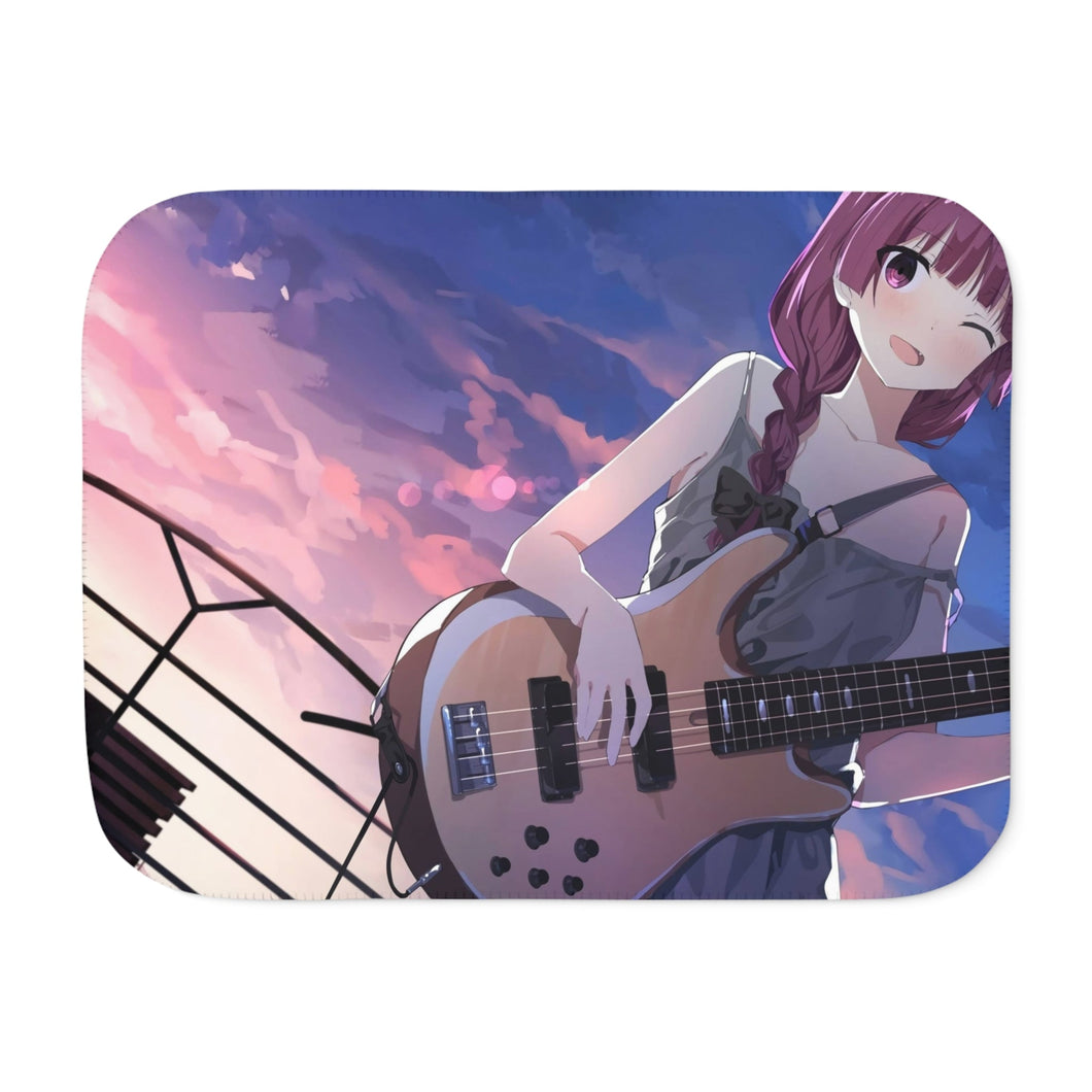 Anime Bocchi the Rock Sherpa Blanket