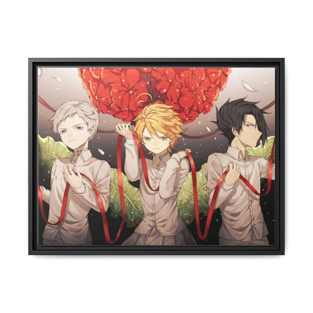 Anime The Promised Neverland Canvas Framed Art Print